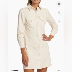 Veronica Beard Tami Dress in Ecru